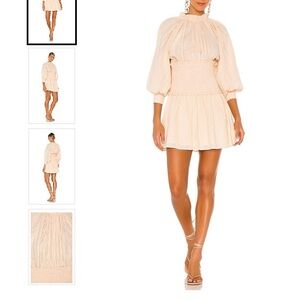 CLEOBELLA- HAYDEN MINI DRESS. SIZE SMALL. COLOR SUNKISS.